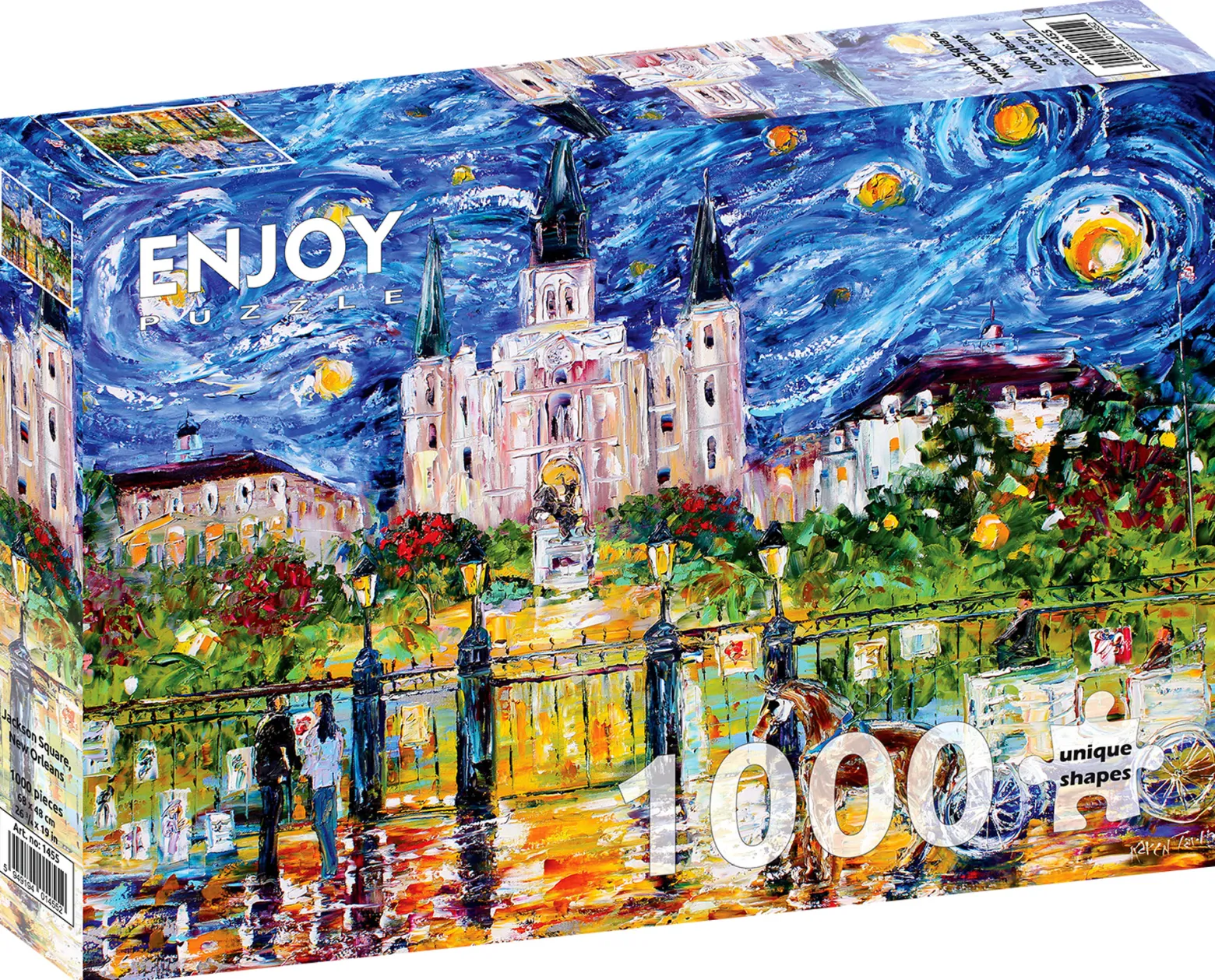 Puzzle 1000 el. Plac Jacksona / Nowy Orlean / USA