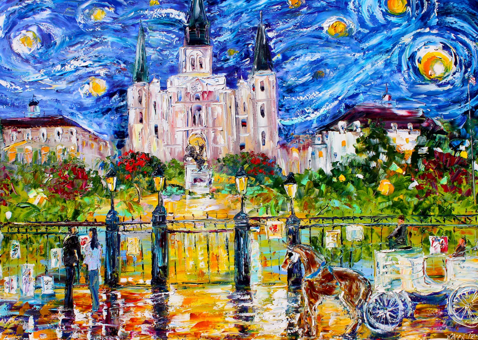 Puzzle 1000 el. Plac Jacksona / Nowy Orlean / USA