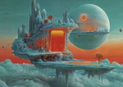 Puzzle 500 el. Planeta ognia i lodu
