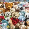 Puzzle 500 el. Pluszowe misie
