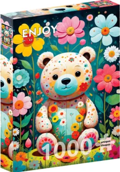 Puzzle 1000 el. Pluszowy miś