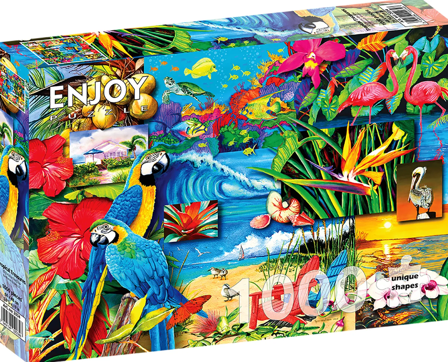 Puzzle 1000 el. Pocztówka z wakacji