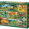 Puzzle 1000 el. Pocztówki z farmy