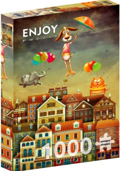 Puzzle 1000 el. Podróż do góry