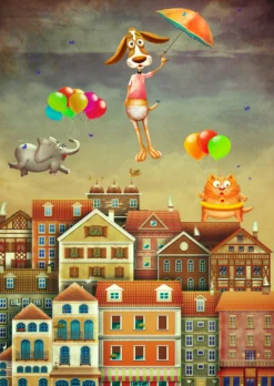 Puzzle 1000 el. Podróż do góry