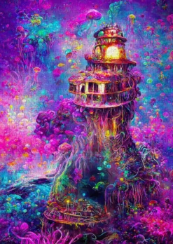 Puzzle 1000 el. Podwodna latarnia morska