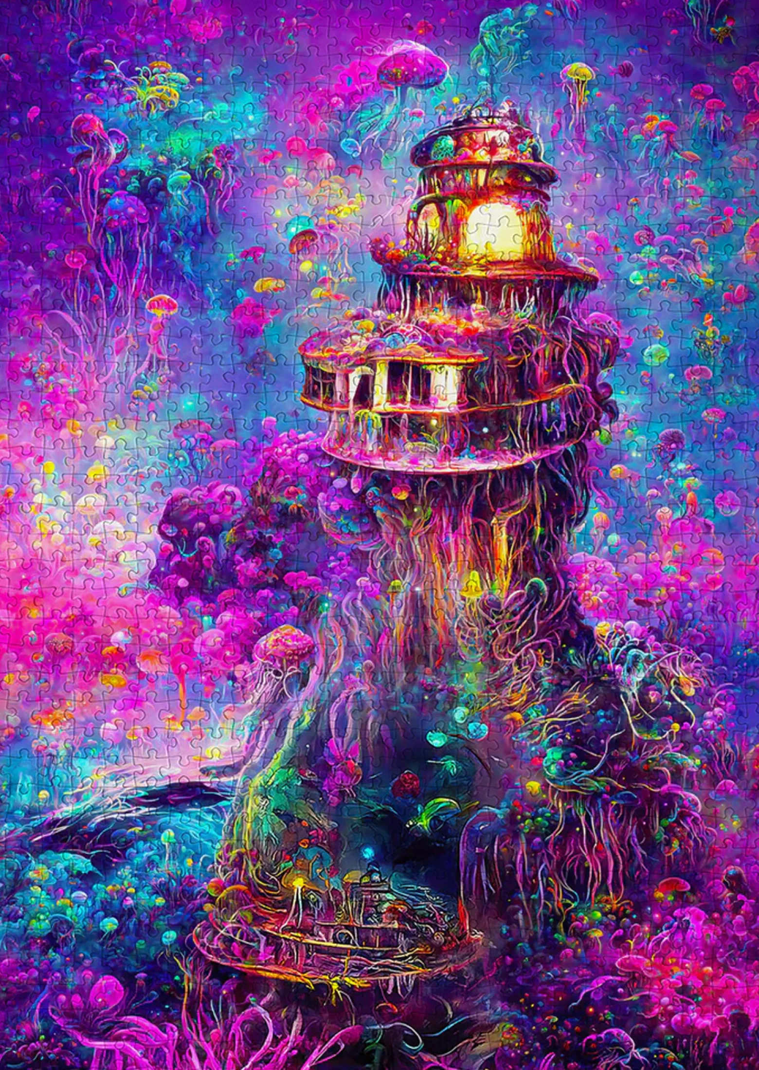 Puzzle 1000 el. Podwodna latarnia morska