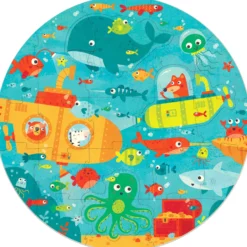 Puzzle 28 el. Pod wodą (okrągłe)