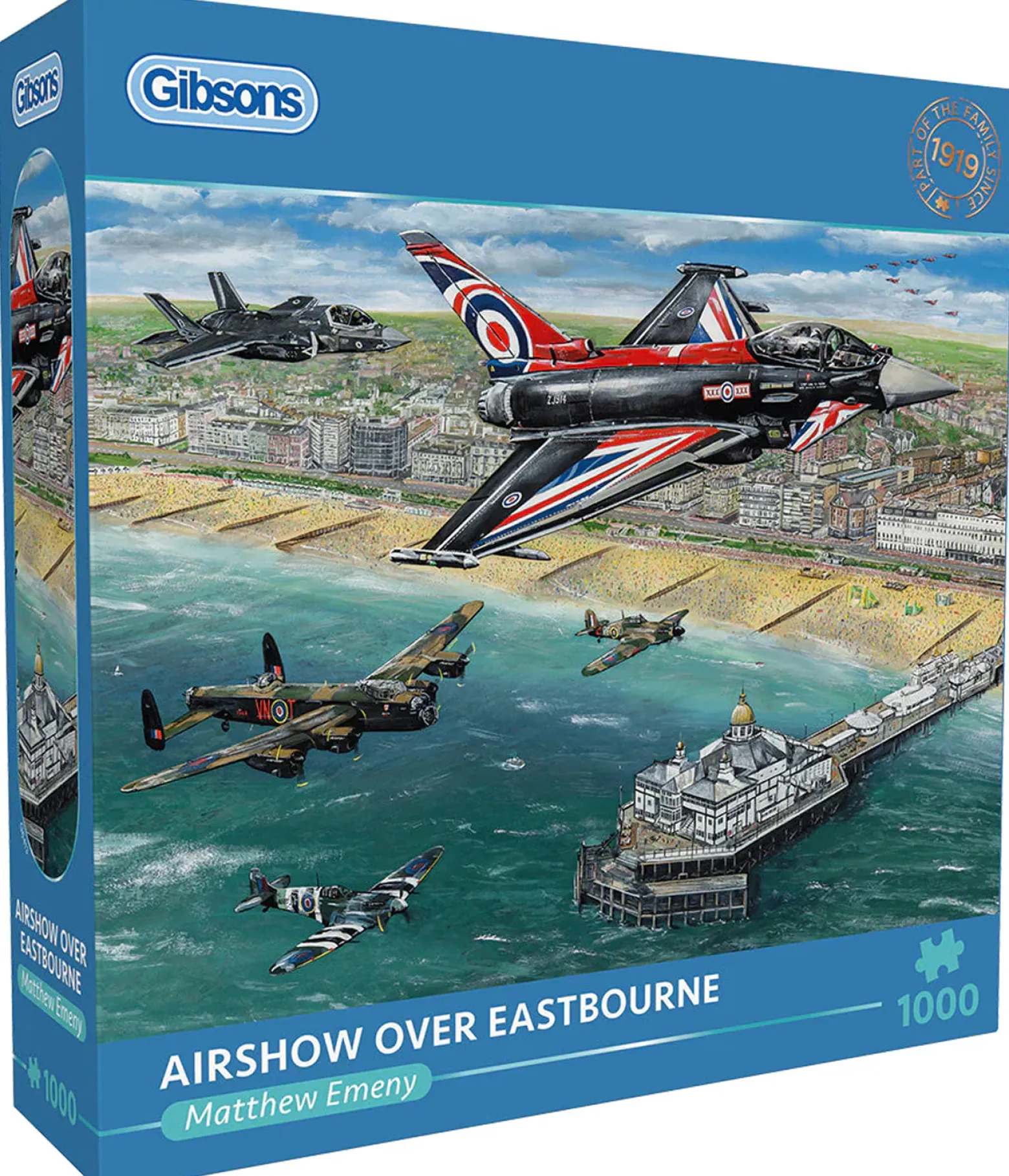 Puzzle 1000 el. Pokazy lotnicze nad Eastbourne / Anglia