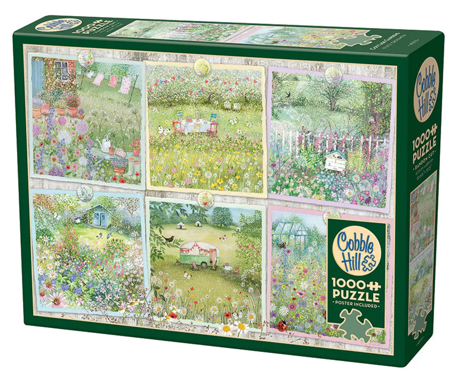 Puzzle 1000 el. Pola kwiatów