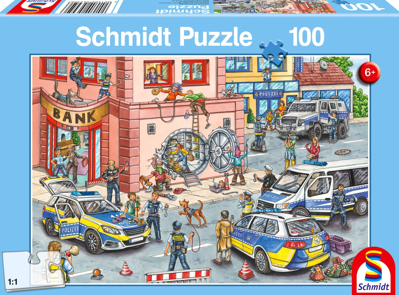 Puzzle 100 el. Policyjna akcja
