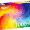 Puzzle 1000 el. Poligonalny kolorowy gradient