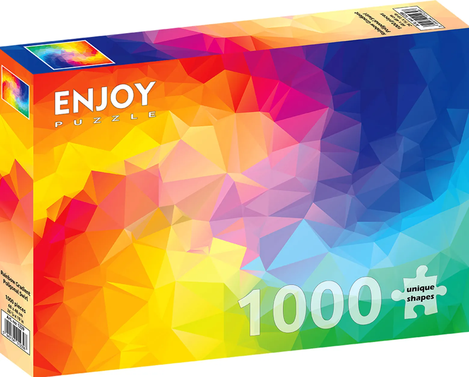 Puzzle 1000 el. Poligonalny kolorowy gradient