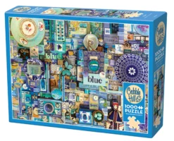 Puzzle 1000 el. Pomaluj mój świat na kolor... niebieski