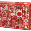 Puzzle 1000 el. Pomaluj mój świat na kolor... czerwony