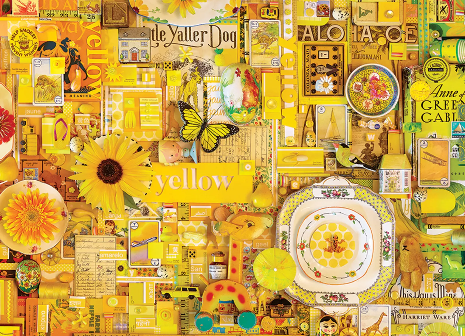 Puzzle 1000 el. Pomaluj mój świat na kolor... żółty