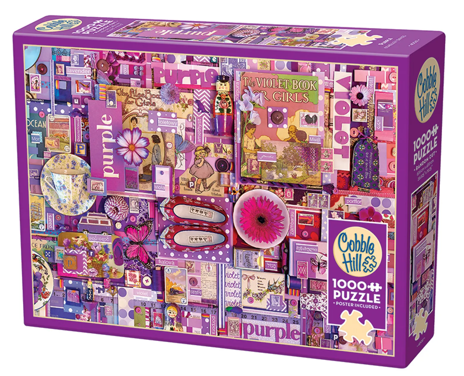 Puzzle 1000 el. Pomaluj mój świat na kolor... fioletowy