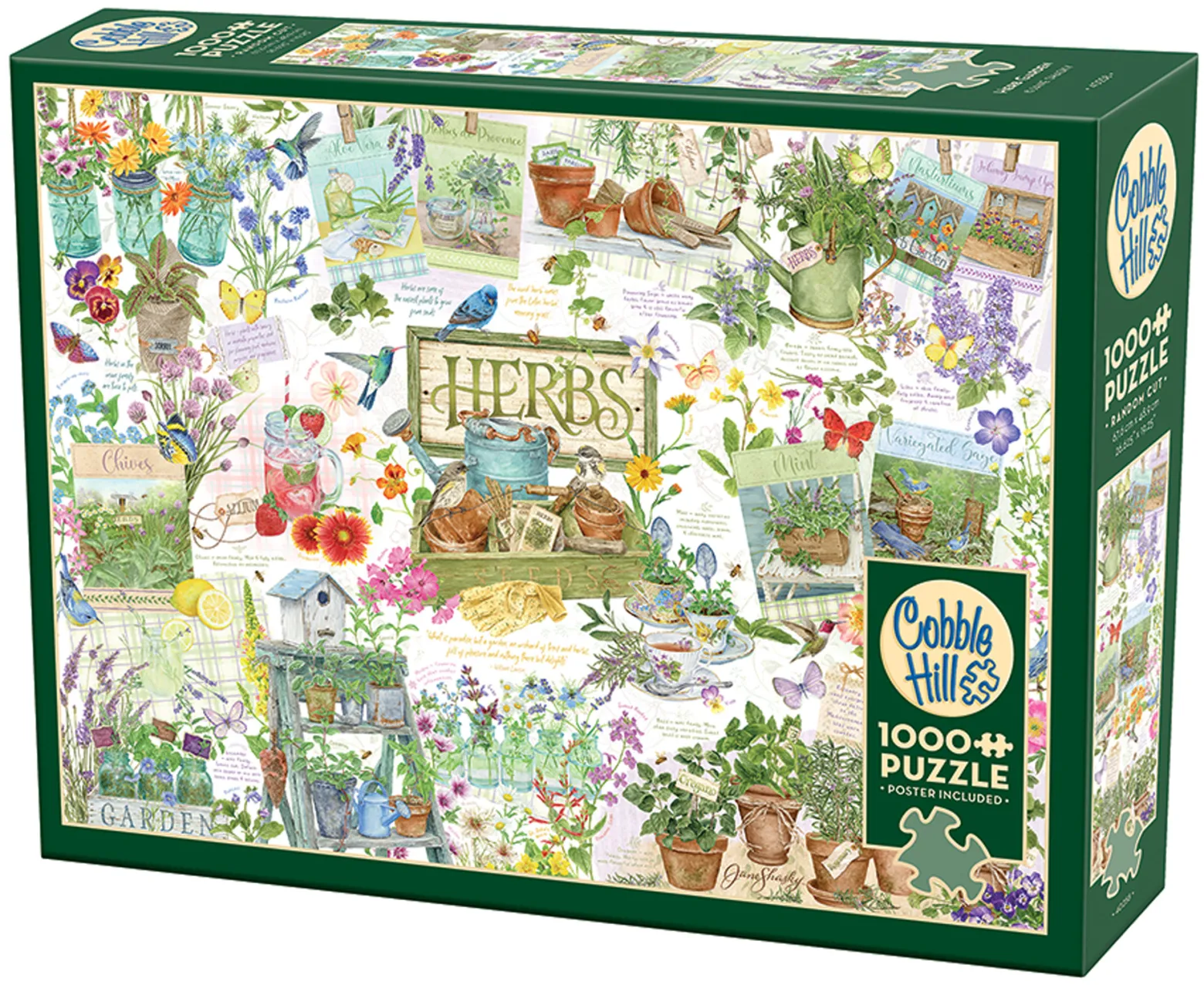 Puzzle 1000 el. Poradnik ziołowy