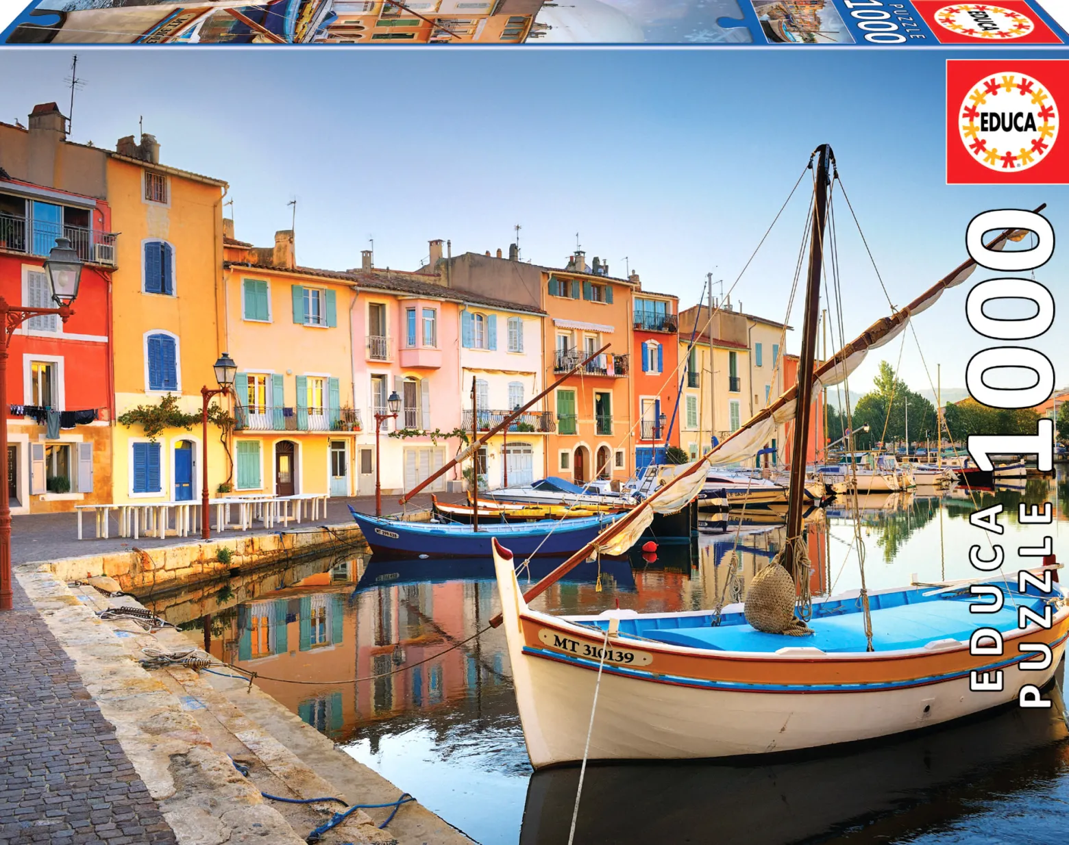 Puzzle 1000 el. Port w Martigues / Francja