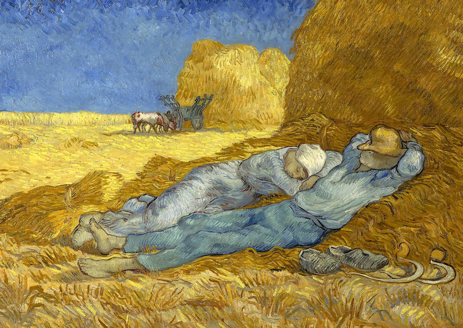 Puzzle 1000 el. Południe - Odpoczynek od pracy (wg Milleta), Vincent van Gogh