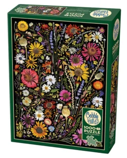 Puzzle 1000 el. Prasowane kwiaty: Szczęście