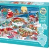 Puzzle 350 el. Przelot Świętego Mikołaja