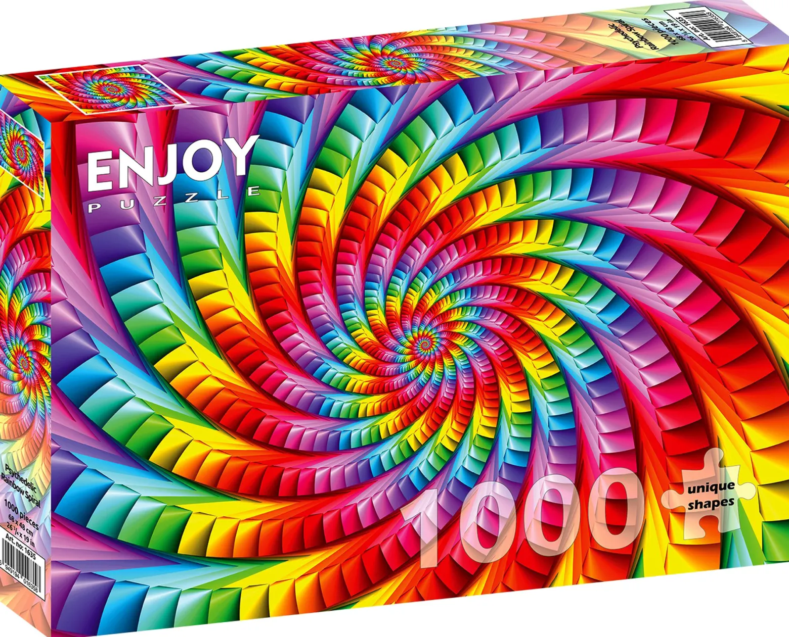 Puzzle 1000 el. Psychodeliczna tęczowa spirala