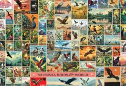 Puzzle 2000 el. Ptaki jako symbole państw