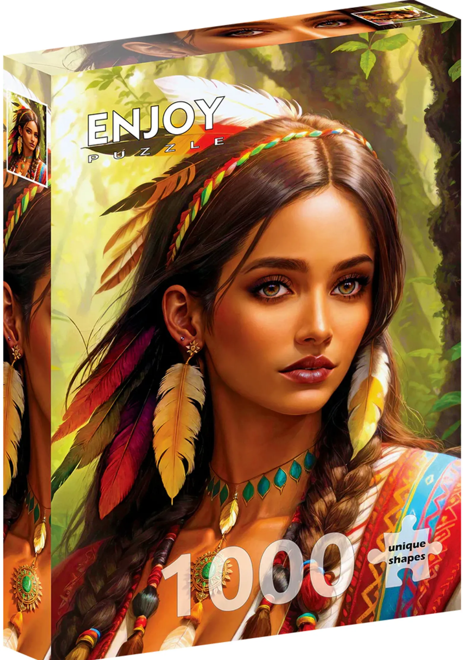 Puzzle 1000 el. Rdzenna mieszkanka Ameryki