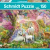 Puzzle 150 el. Rodzina jednorożców