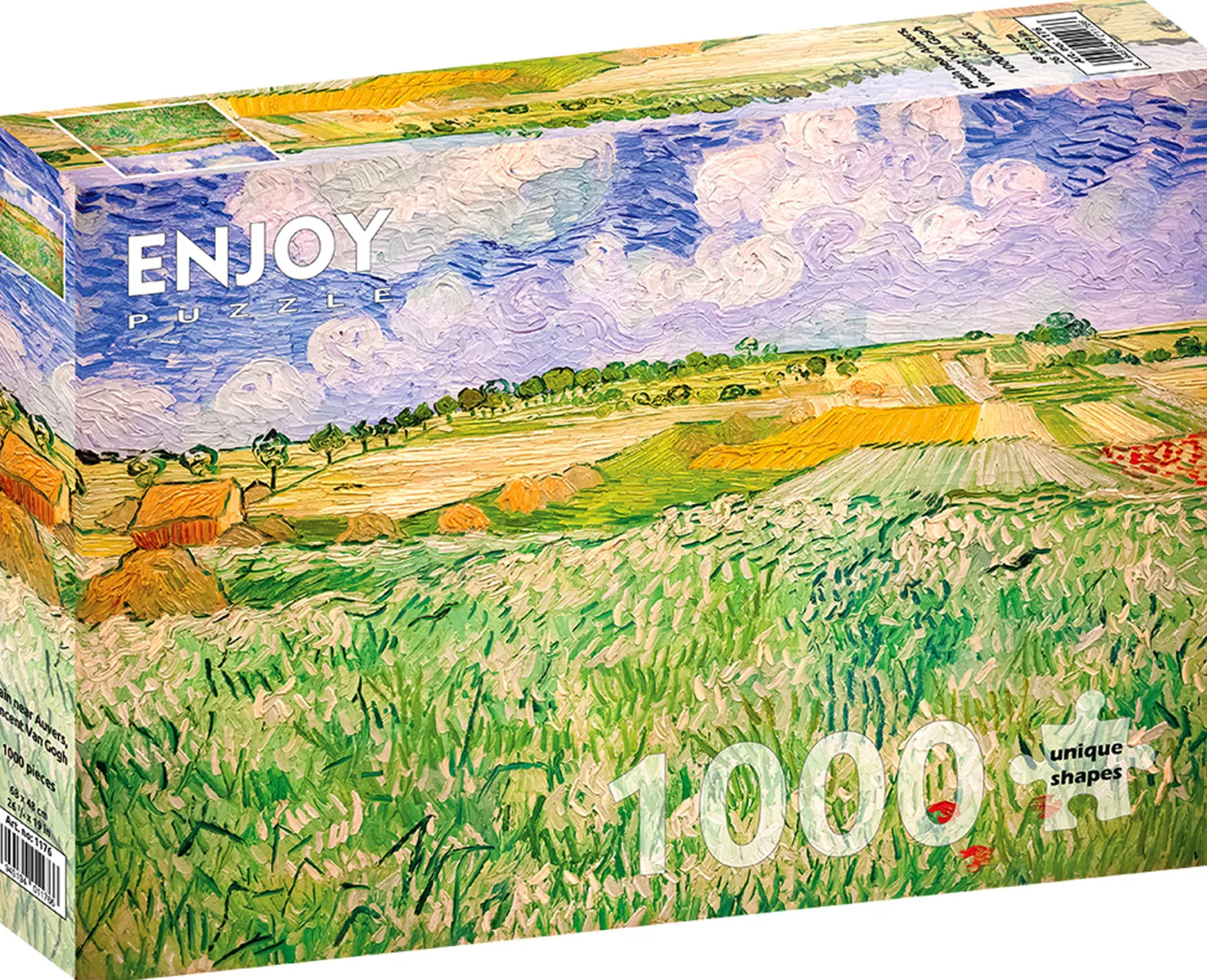 Puzzle 1000 el. Równina w pobliżu Auvers, Vincent van Gogh