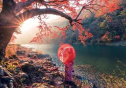 Puzzle 1000 el. Rzeka Katsura / Japonia