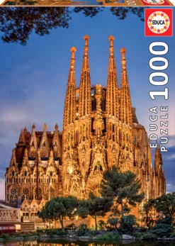 Puzzle 1000 el. Sagrada Familia / Barcelona / Hiszpania