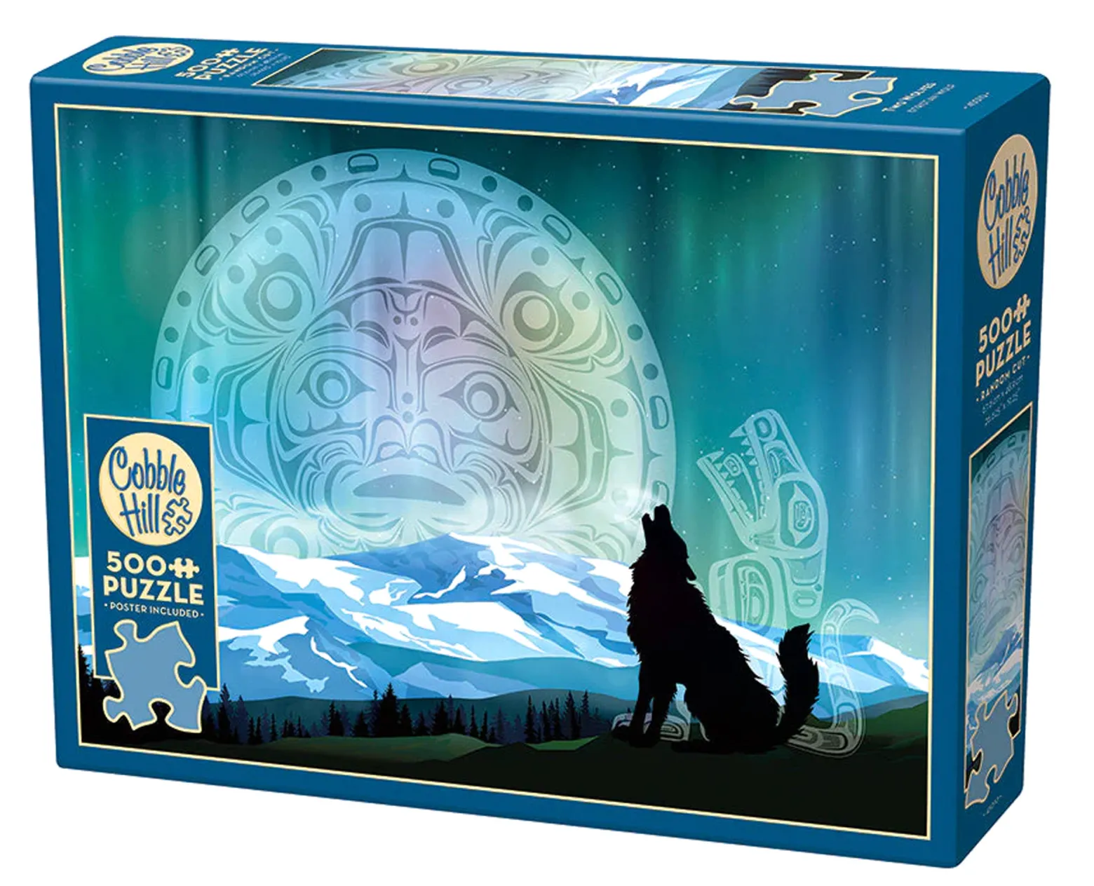 Puzzle 500 el. Samotny wilk