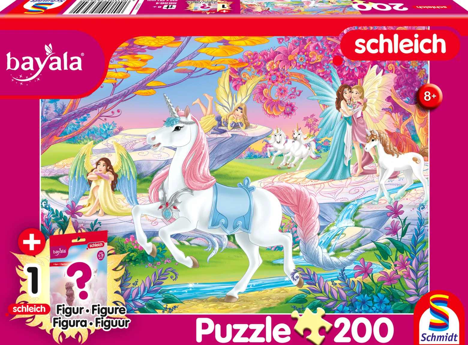 Puzzle 200 el. SCHLEICH / BAYALA Magiczna kraina + figurka