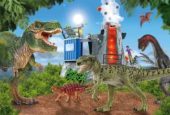Puzzle 100 el. SCHLEICH Dinozaury + figurka