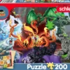 Puzzle 200 el. SCHLEICH / ELDRADOR Straszne stworzenia + figurka