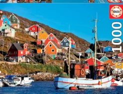 Puzzle 1000 el. Skandynawskie domy