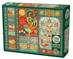 Puzzle 1000 el. Skandynawski patchwork