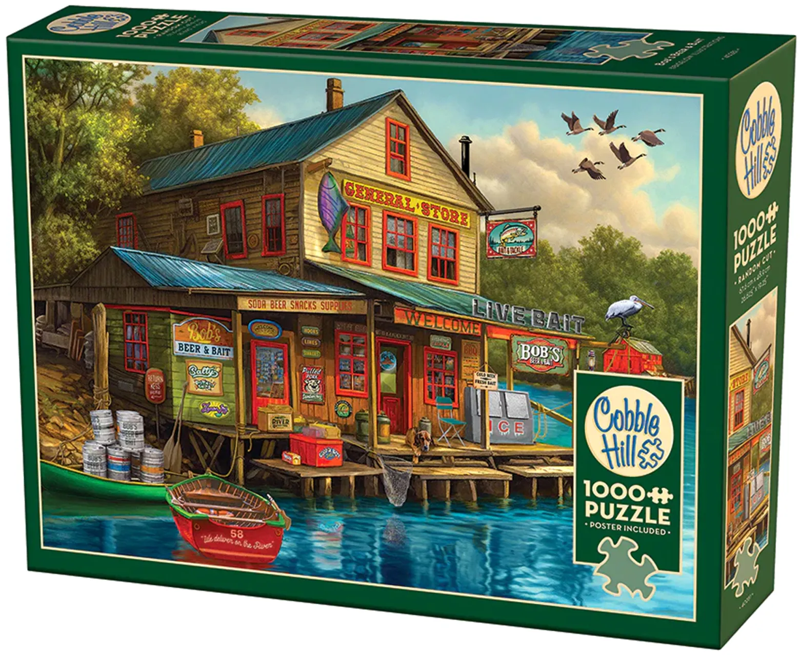 Puzzle 1000 el. Sklep na wodzie