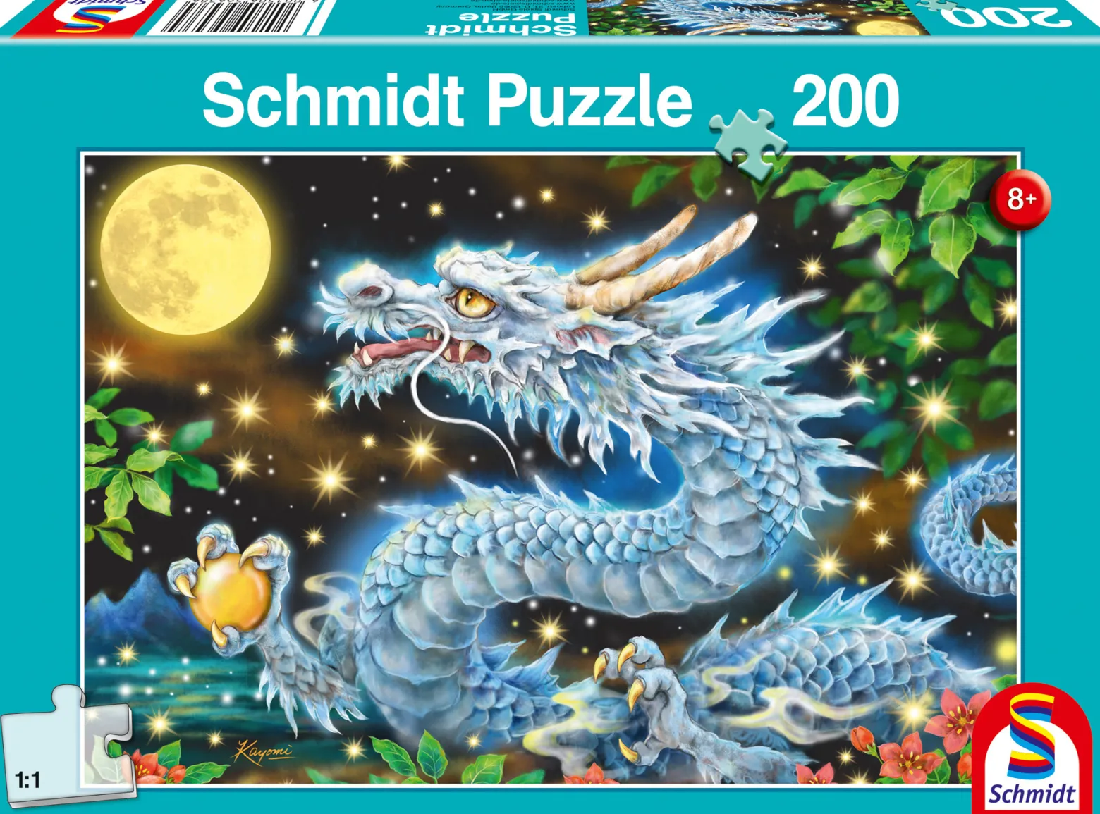 Puzzle 200 el. Smocza przygoda