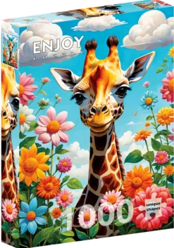 Puzzle 1000 el. Słodka żyrafa