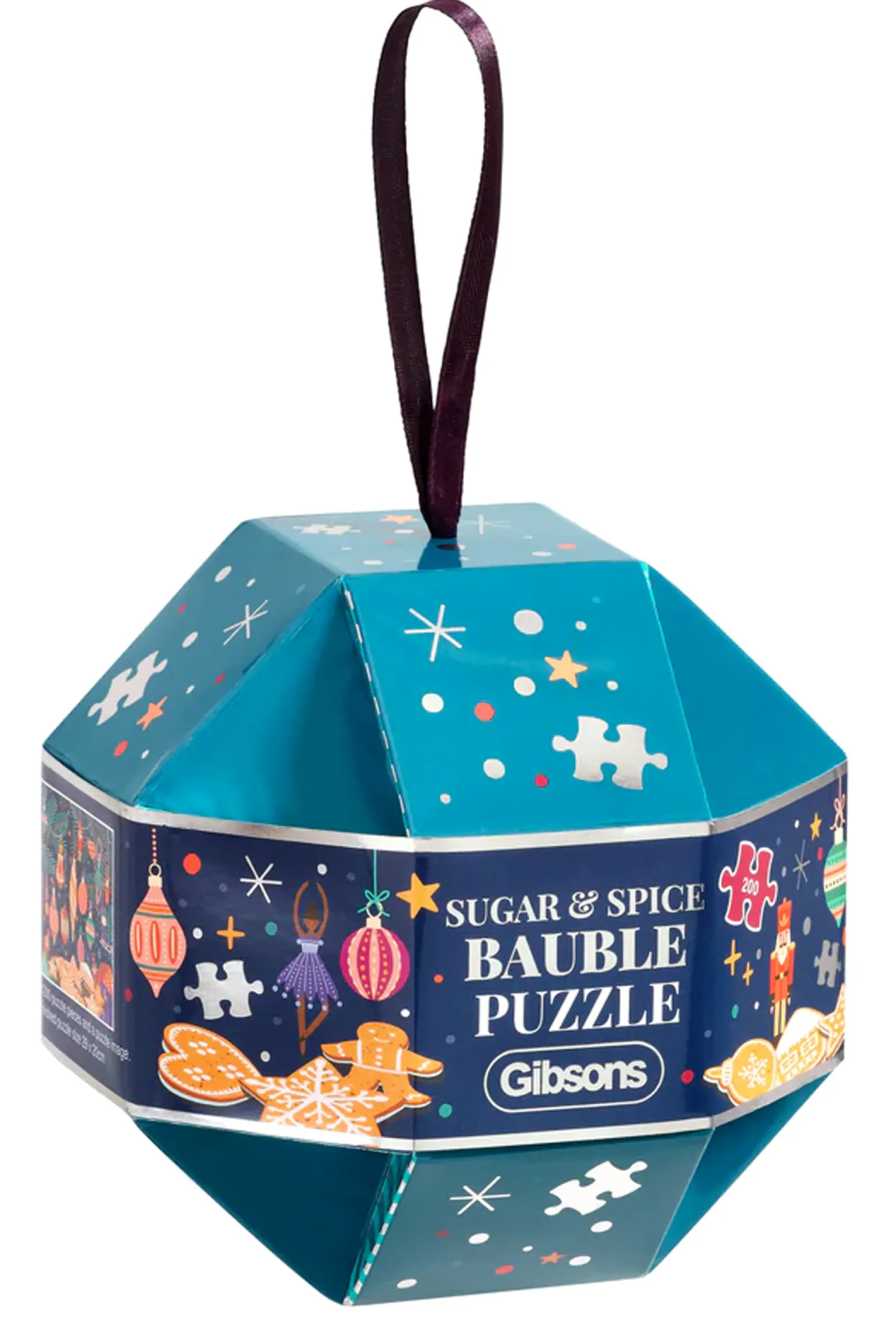 Puzzle 200 el. Słodkie i pikantne (bombka na choinkę)