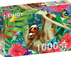 Puzzle 1000 el. Słodkie leniwce