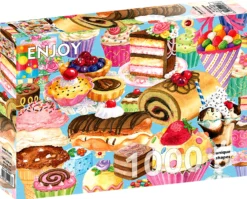 Puzzle 1000 el. Słodkie przysmaki