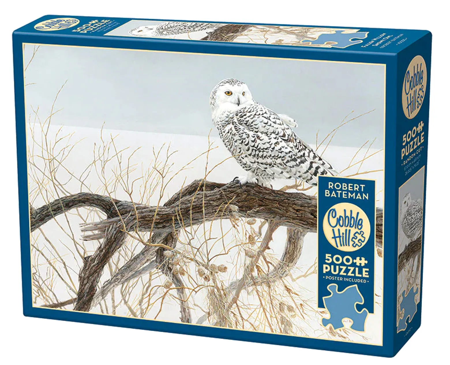 Puzzle 500 el. Sowa śnieżna