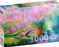 Puzzle 1000 el. Spacer w miejskim parku