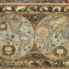 Puzzle 1000 el. Stara mapa świata