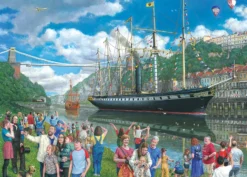 Puzzle 1000 el. Statek SS Great Britain
