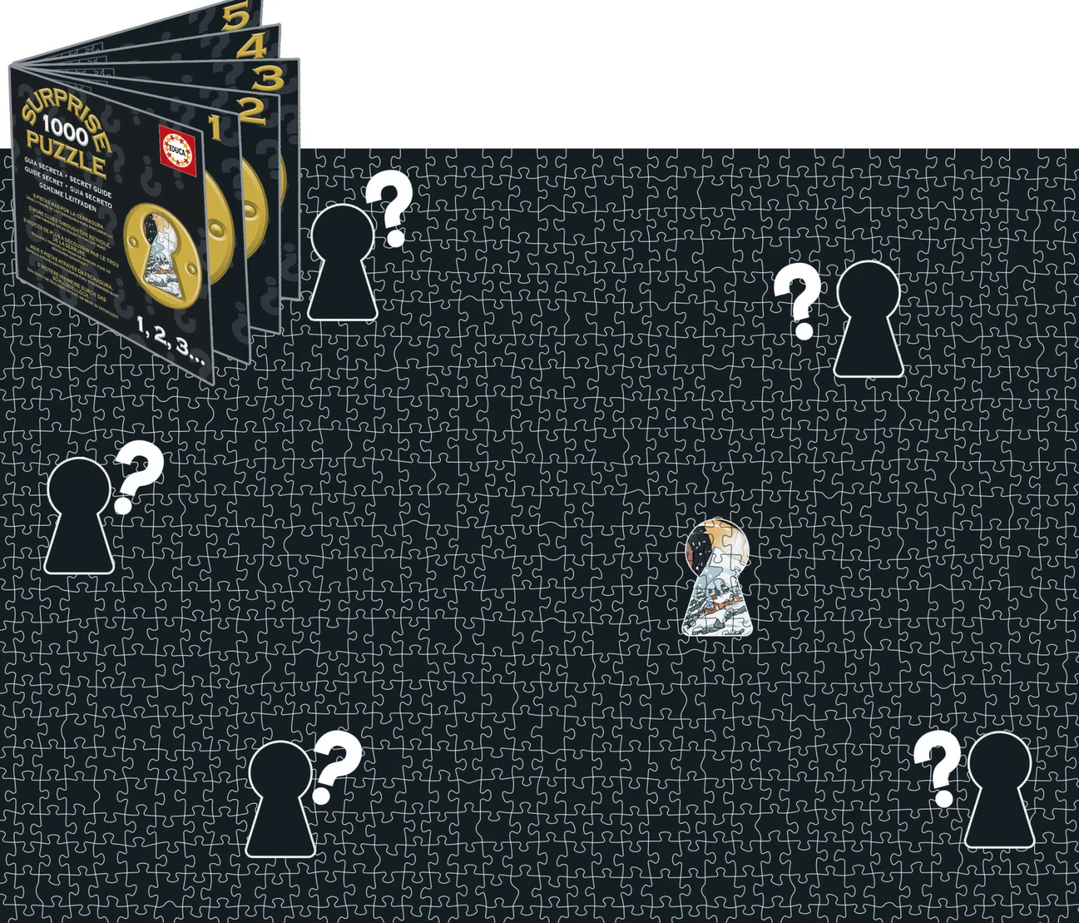 Puzzle 1000 el. (Surprise Puzzle) Boże Narodzenie